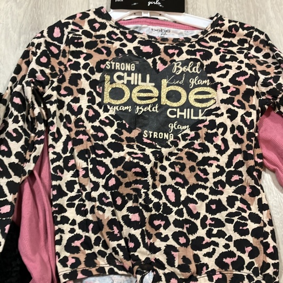 Girls size 6 , BEBE clothing lot. New with tags. 2x hoody , 2 x pants , 2x tops - Picture 7 of 8